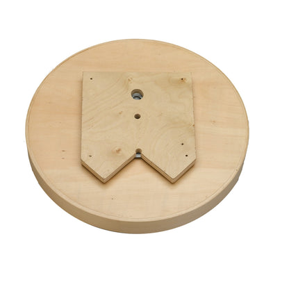 Rev-A-Shelf 24" Lazy Susan Full-Circle Wood, Corner Cabinet with Steel Bearings