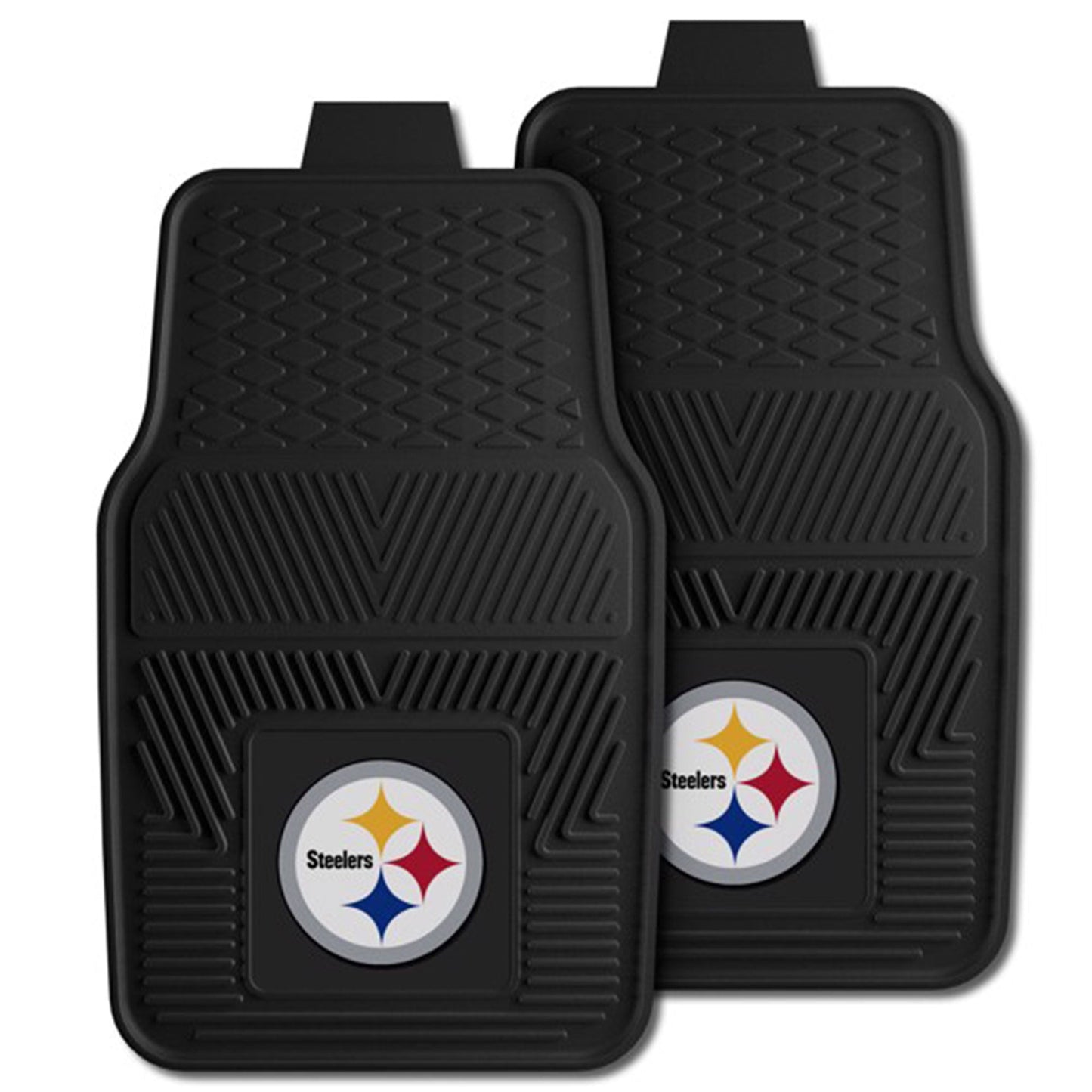 Fanmats 27x17in Vinyl Front Car Floor Mat 2 Piece Set, NFL Pittsburgh Steelers - Find Fresh Goods