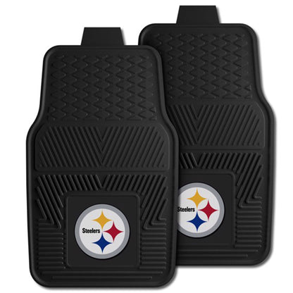 Fanmats 27x17in Vinyl Front Car Floor Mat 2 Piece Set, NFL Pittsburgh Steelers - Find Fresh Goods