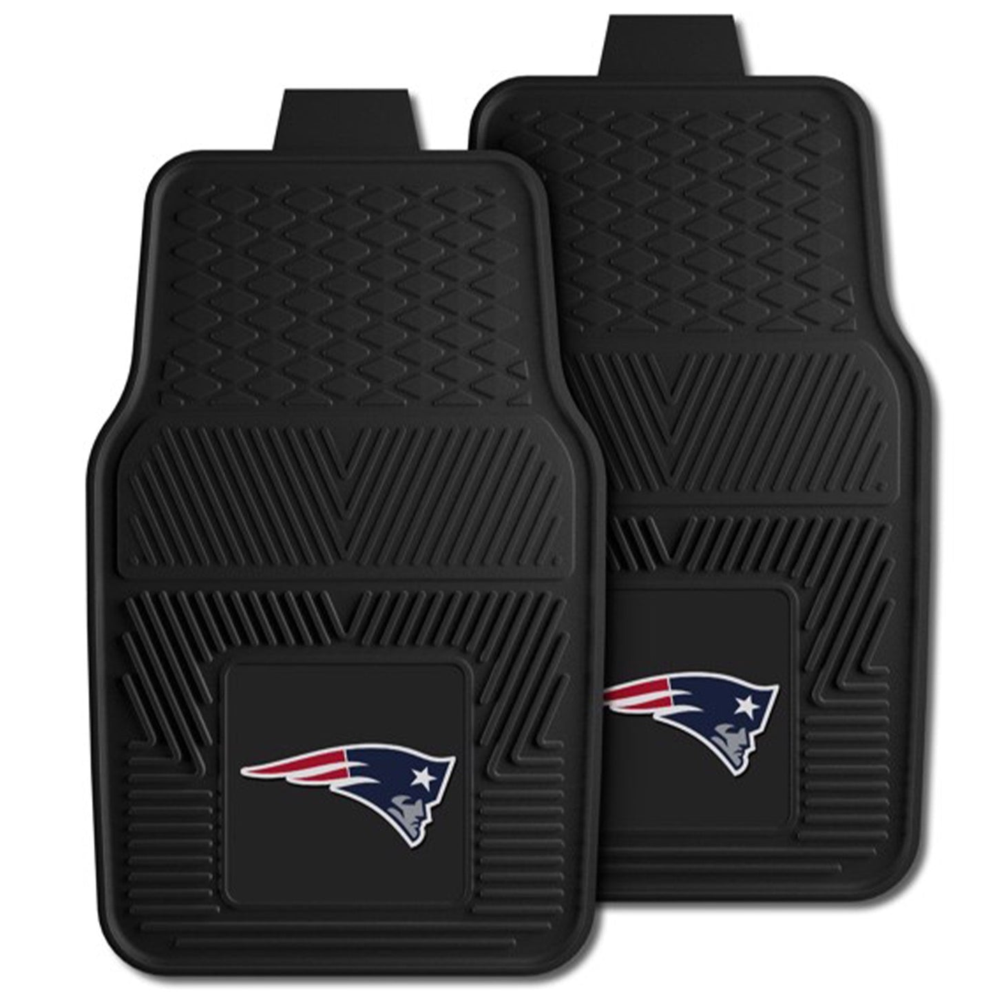Fanmats 27x17in Vinyl Front Car Floor Mat 2 Piece Set, NFL New England Patriots - Find Fresh Goods