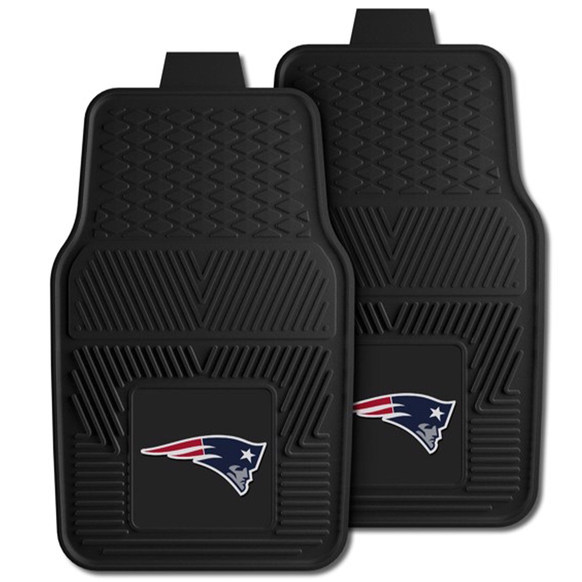 Fanmats 27x17in Vinyl Front Car Floor Mat 2 Piece Set, NFL New England Patriots - Find Fresh Goods