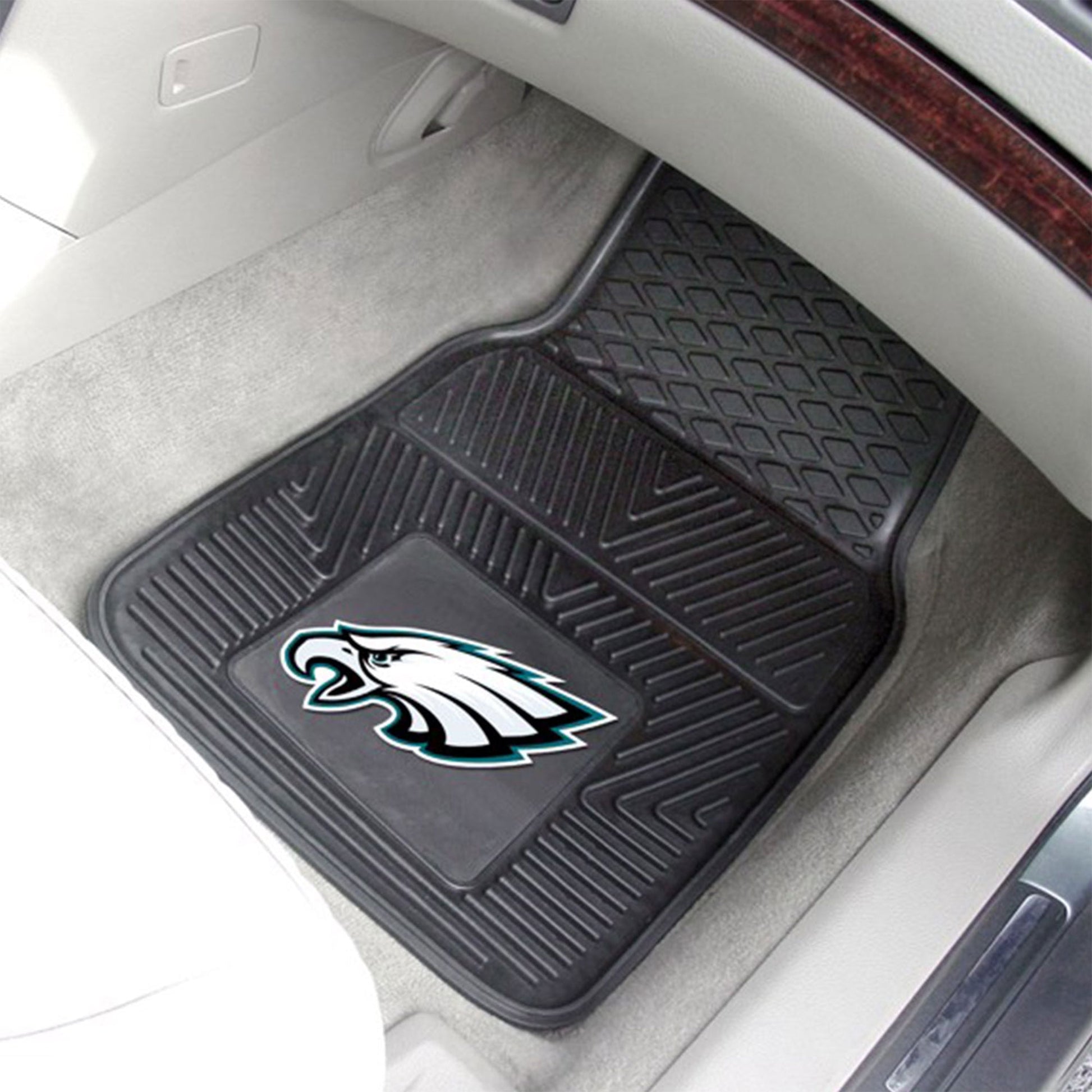 Fanmats 27x17in Vinyl Front Car Floor Mat 2 Piece Set, NFL Philadelphia Eagles - Find Fresh Goods