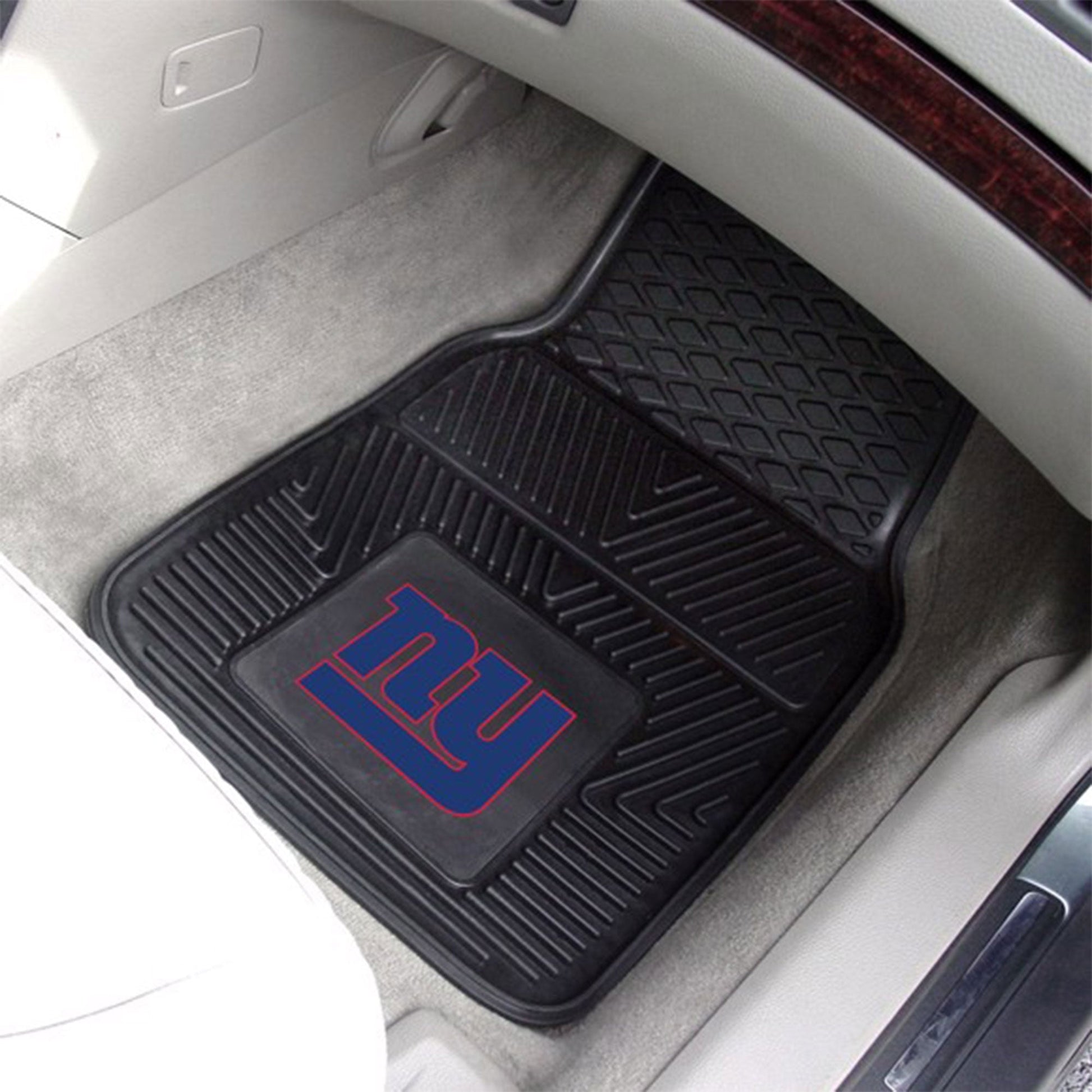 Fanmats 27x17 Inch Vinyl Front Car Floor Mat 2 Piece Set, NFL New York Giants - Find Fresh Goods