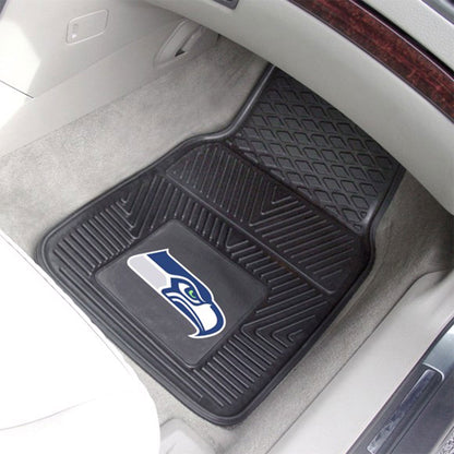 Fanmats 27x17 Inch Vinyl Front Car Floor Mat 2 Piece Set, NFL Seattle Seahawks - Find Fresh Goods