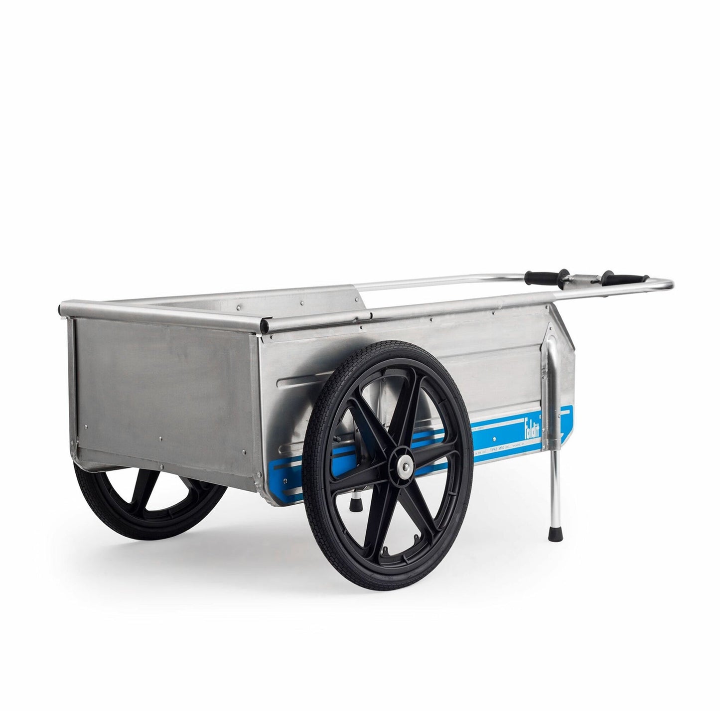 Tipke Manufacturing Company Foldit Do It All Aluminum Folding Cart, Blue Stripe