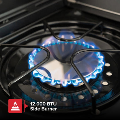 Nexgrill 4-Burner Propane Gas Grill with 2-In-1 Charcoal Tray & Side Burner, Stainless Steel Frame, 626 SQ In Total Cooking Space, 60,000 BTUs, BBQ Grill Perfect for Outdoor Gatherings - 720-1141