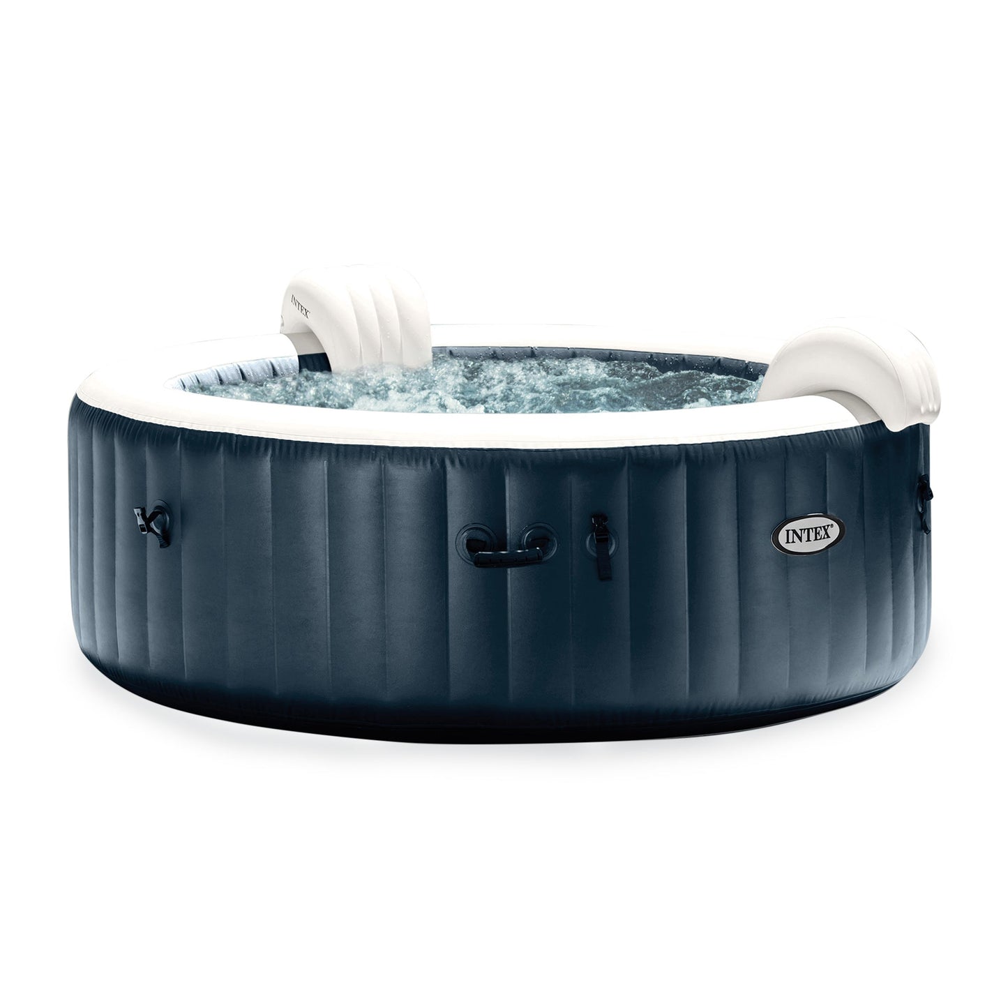 Intex PureSpa Plus Portable Inflatable Hot Tub Jet Spa w/ 12 Filter Cartridges