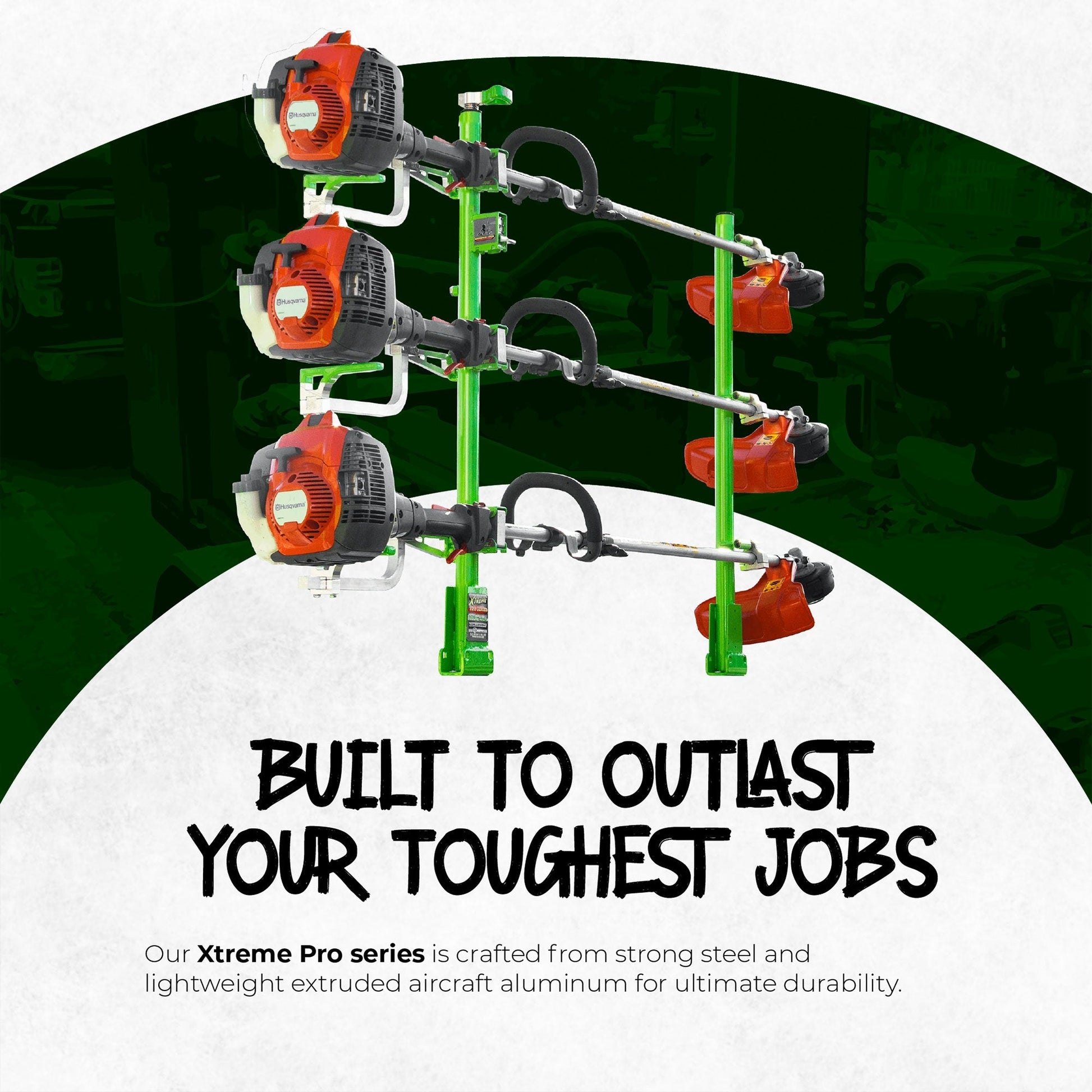 Green Touch Industries Xtreme Pro Series 3 Position Line Trimmer Rack (2 Pack) - Find Fresh Goods