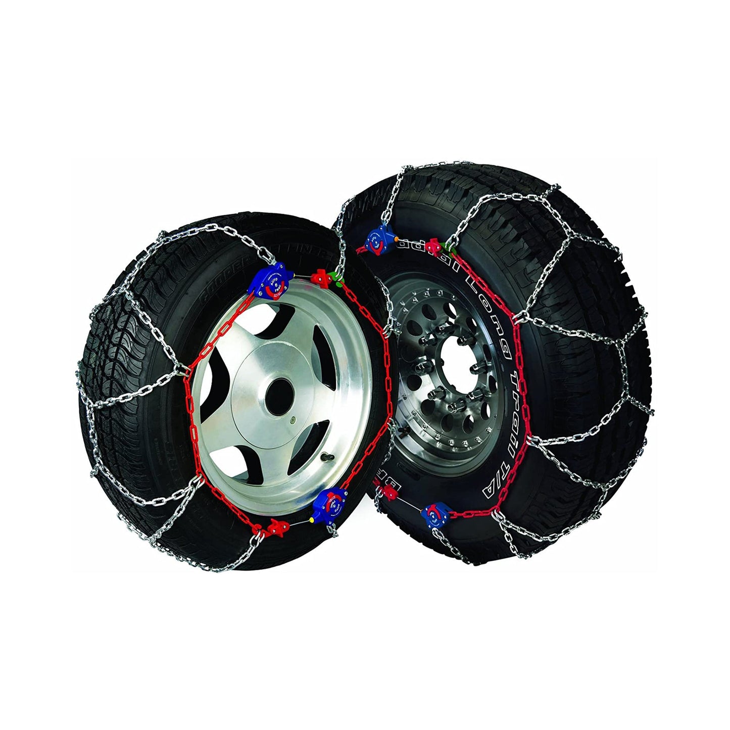 Peerless 0155005 Auto-Trac Passenger Tire Diamond Pattern Snow Chains, Set of 2 - Find Fresh Goods
