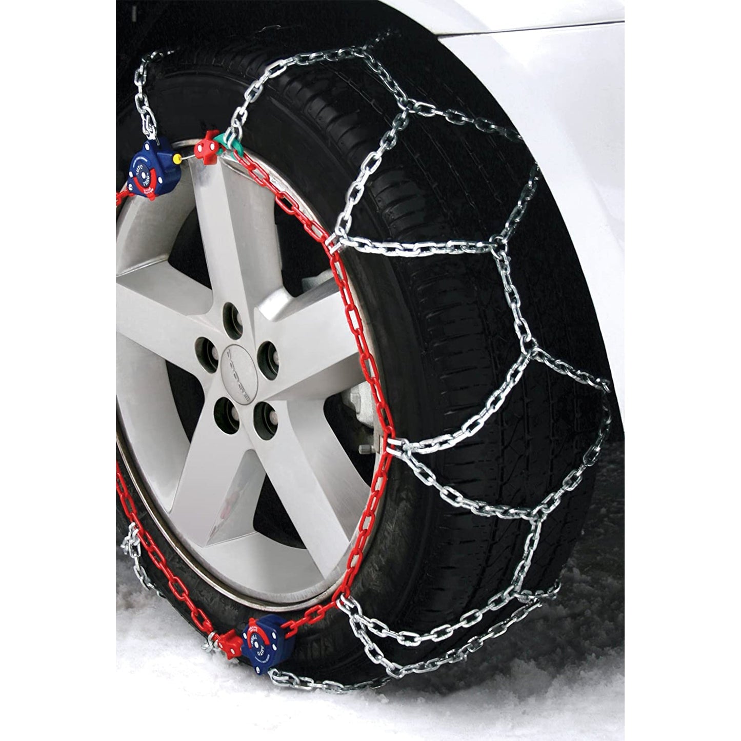 Peerless 0155005 Auto-Trac Passenger Tire Diamond Pattern Snow Chains, Set of 2 - Find Fresh Goods