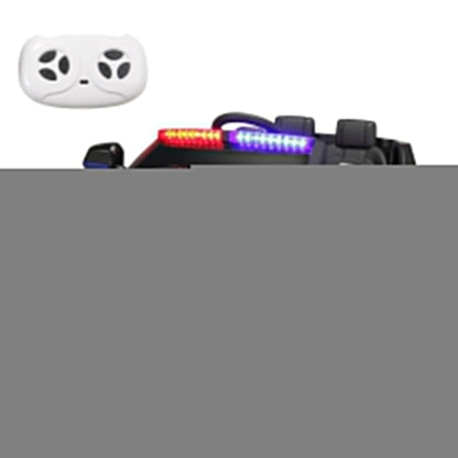TOBBI 12 Volt Battery Powered Ride On Police SUV for Kids Ages 3 Years, Black