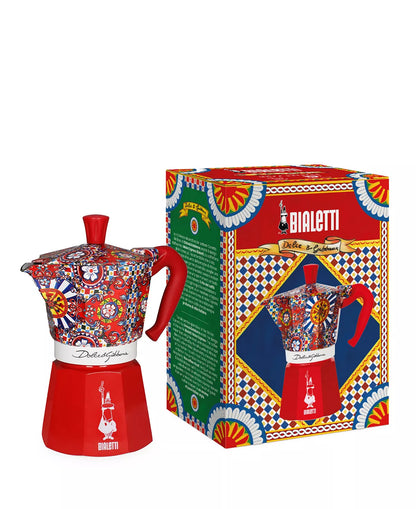 Bialetti Moka Express Dolce & Gabbana 6 Cup Stovetop Espresso Maker