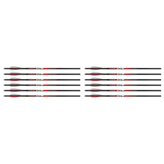 Killer Instinct MSCKI-1064-6 HYPR 20" Carbon Crossbow Bolts, 6 Count (2 Pack)