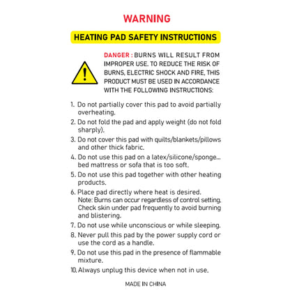 UTK 36 x 24 Inch Far Infrared Heating Pad for Pain Relief with Smart Controller