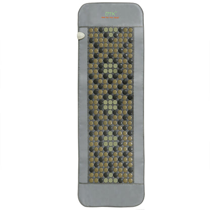 UTK 24" x 70" Tourmaline Stone Infrared Pain Relief Heating Mat w/ Remote, Gray - Find Fresh Goods