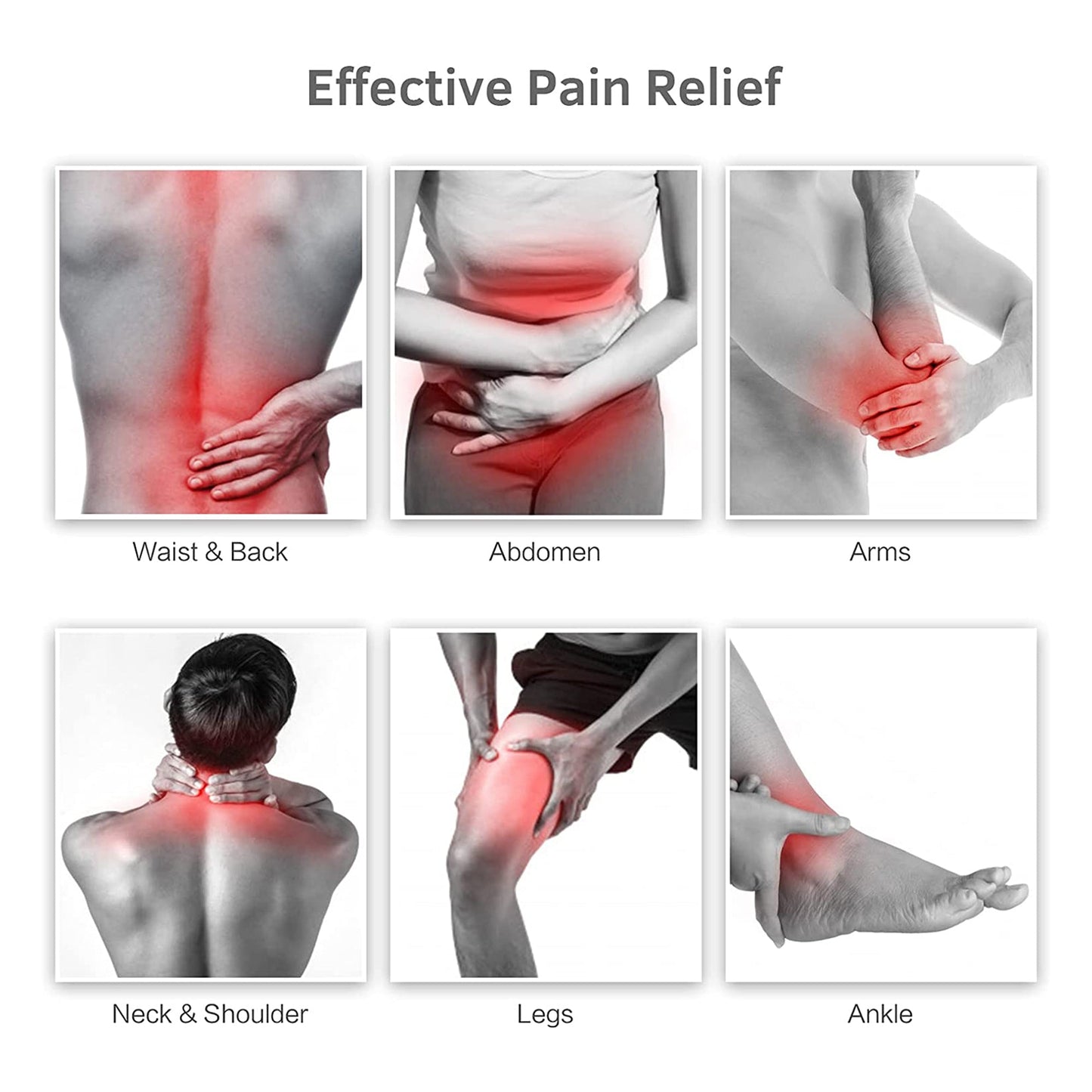 UTK 24" x 70" Tourmaline Stone Infrared Pain Relief Heating Mat w/ Remote, Gray - Find Fresh Goods