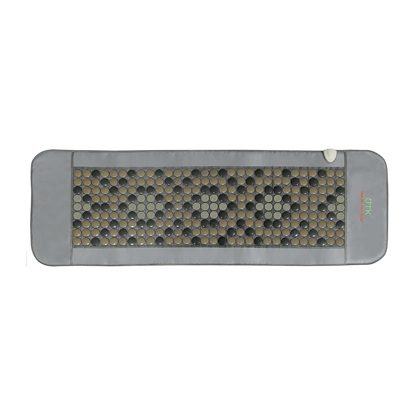 UTK 24" x 70" Tourmaline Stone Infrared Pain Relief Heating Mat w/ Remote, Gray - Find Fresh Goods