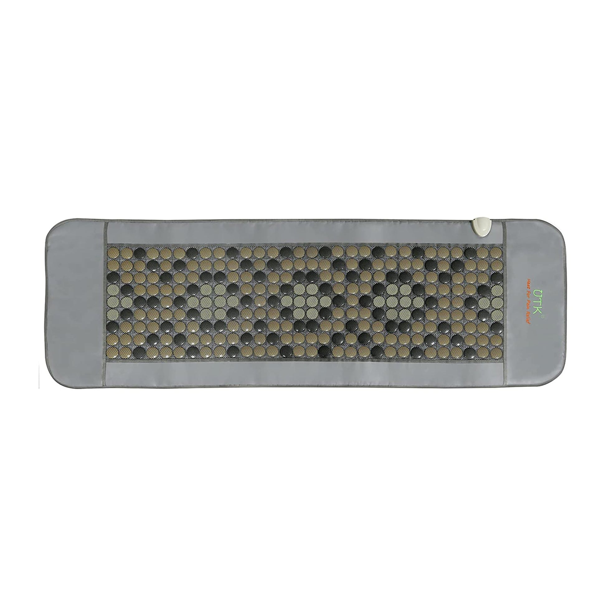 UTK 24" x 70" Tourmaline Stone Infrared Pain Relief Heating Mat w/ Remote, Gray - Find Fresh Goods