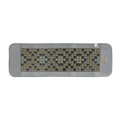 UTK 24" x 70" Tourmaline Stone Infrared Pain Relief Heating Mat w/ Remote, Gray - Find Fresh Goods