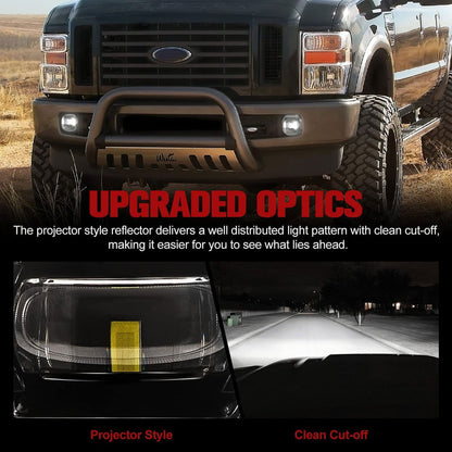 Fieryred LED Fog Light, Compatible with F250, F350, and F450, Front Placement - Find Fresh Goods
