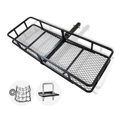 Fieryred Folding Steel Mesh Cargo Carrier Luggage Basket with 500 Pound Capacity - Find Fresh Goods