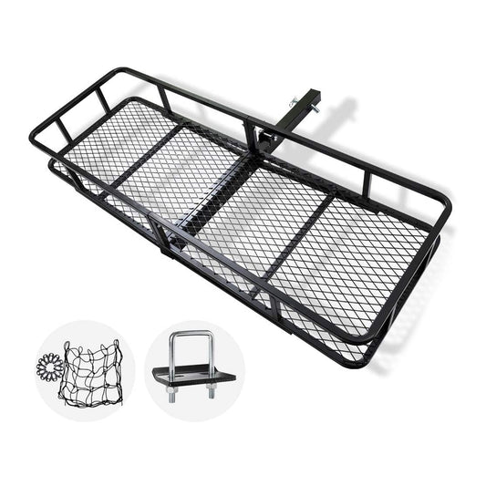 Fieryred Folding Steel Mesh Cargo Carrier Luggage Basket with 500 Pound Capacity - Find Fresh Goods