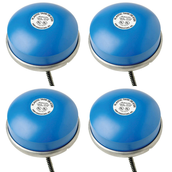 Farm Innovators Ice Chaser 1250 Watt Cast Aluminum Floating Tank Deicer (4 Pack)