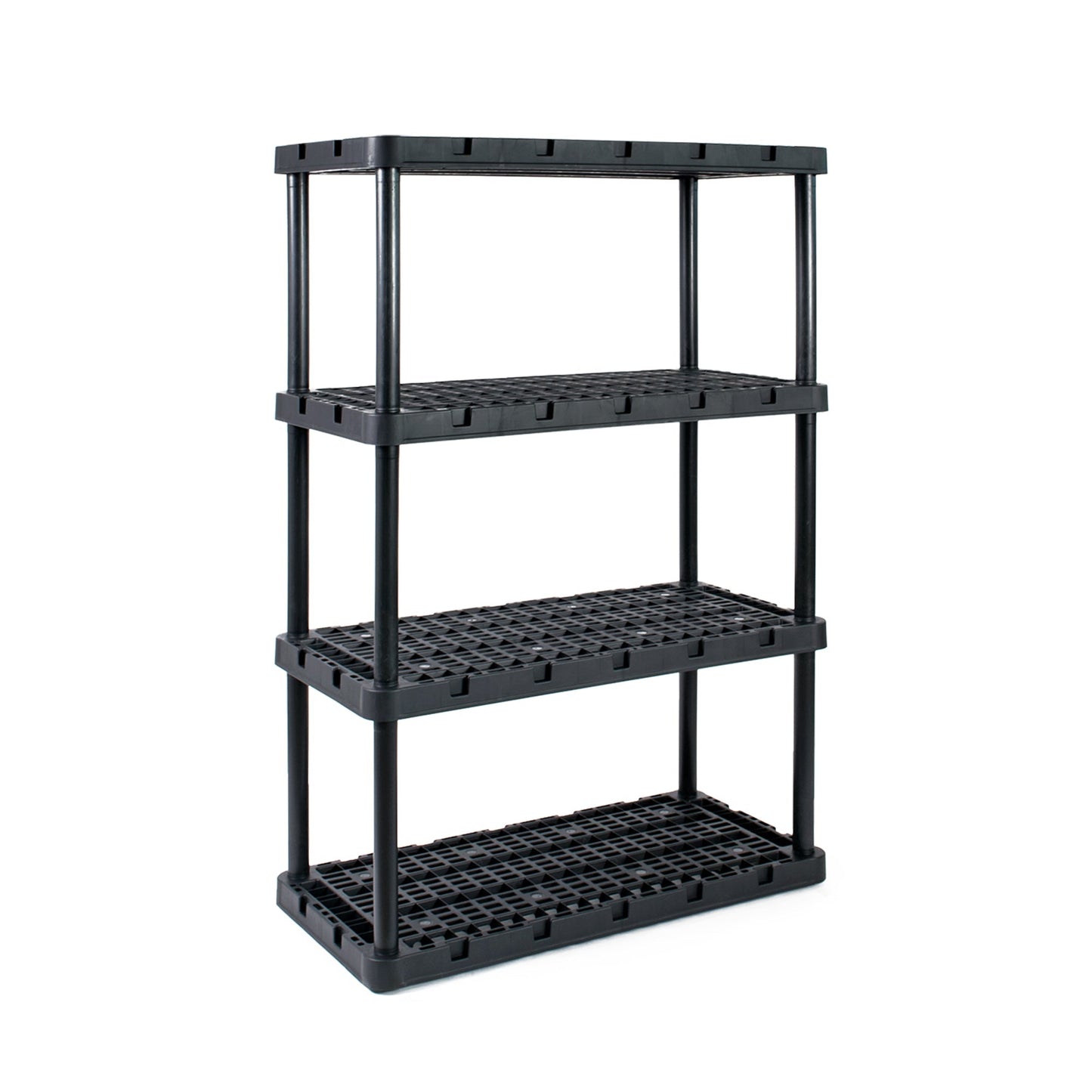 Gracious Living Ventilated Heavy Duty Storage Unit, Black