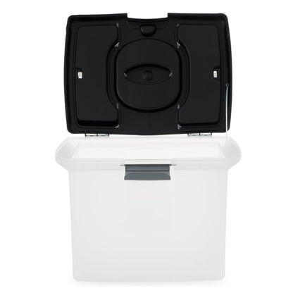 Gracious Living Stackable File Storage Caddy with Accessory Compartment (3 Pack)