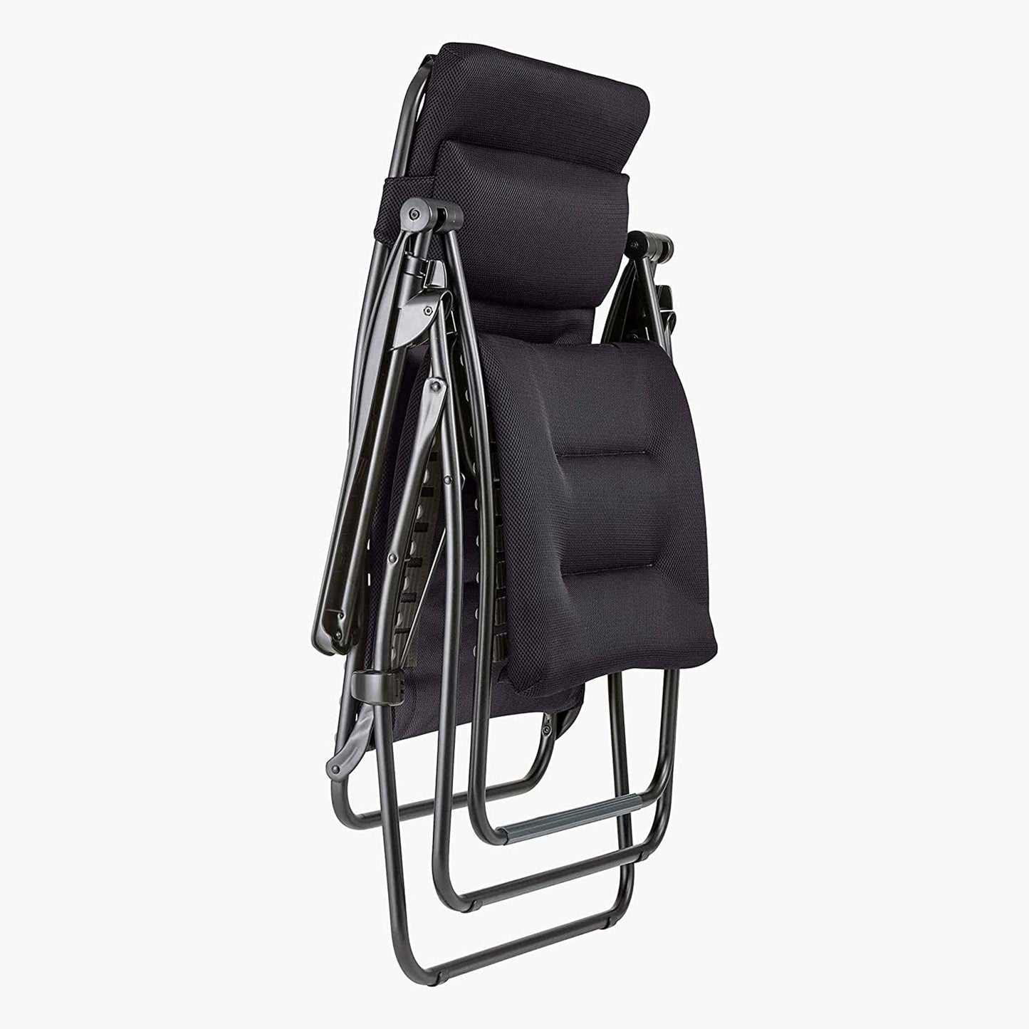 Lafuma R-Clip XL Relaxation Zero Gravity Lounge Recliner Chair, Acier