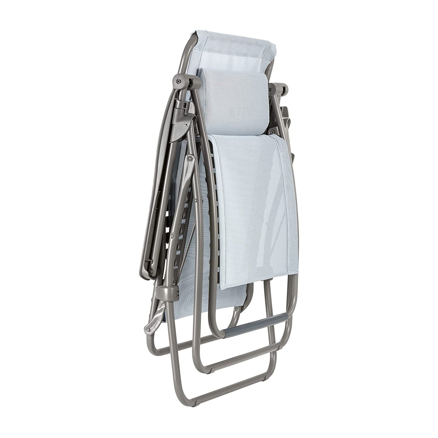 Lafuma R-Clip Batyline Iso Relaxation Zero Gravity Lounge Recliner Chair, Ciel