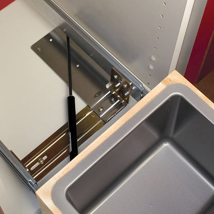 Rev-A-Shelf Pullout Trash Can 35 qt. w/Soft-close Soft-open, 4WCBM-15DM-1