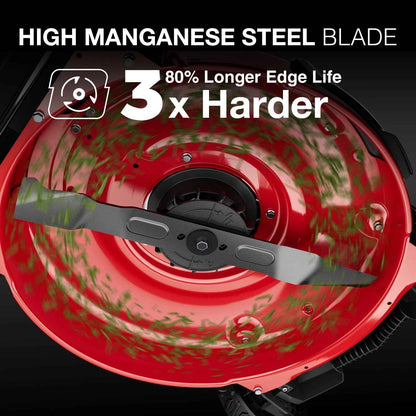 PowerSmart 21" 144cc Gas Push Lawn Mower , with 6-Position Height Adjustment