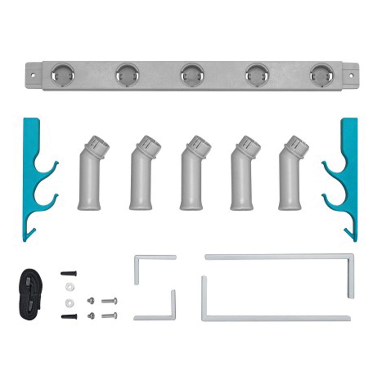 Bestway Flowclear StorePro Wall Mounted Pool Accessory and Equipment Organizer