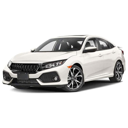 American Modified Front Shark Grille for 2016 to 2021 Honda Civic Models, Black - Find Fresh Goods