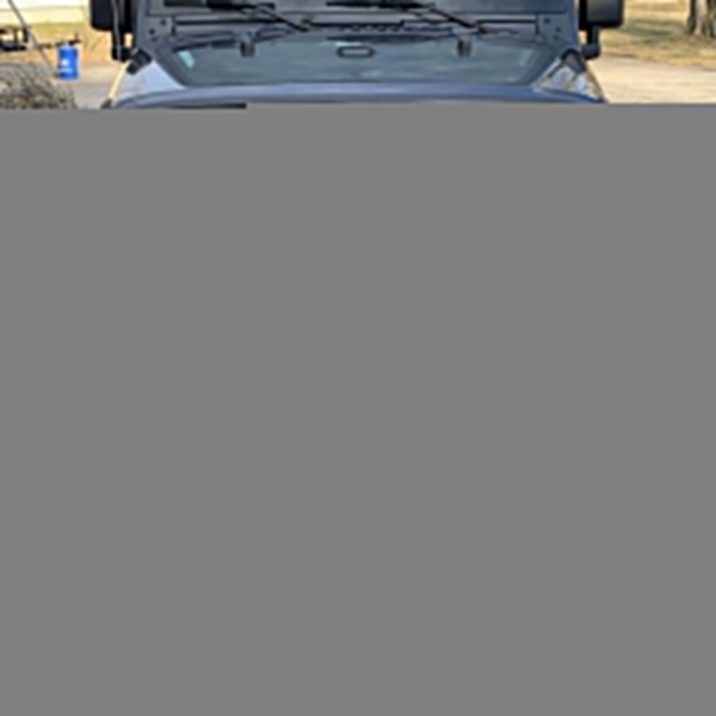 AMERICAN MODIFIED Front Grille w/Off Road Lights for 07-18 Jeep Wrangler JK - Find Fresh Goods