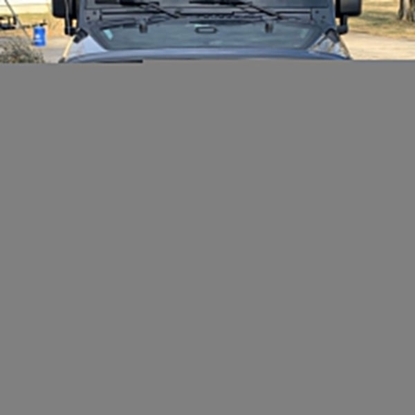 AMERICAN MODIFIED Front Grille w/Off Road Lights for 07-18 Jeep Wrangler JK