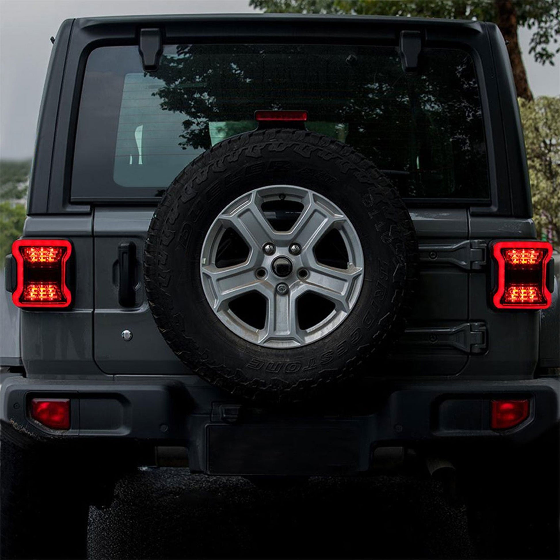 AMERICAN MODIFIED Tail Lights for 2018 to 2023 Jeep Wrangler JL Models, Pair - Find Fresh Goods