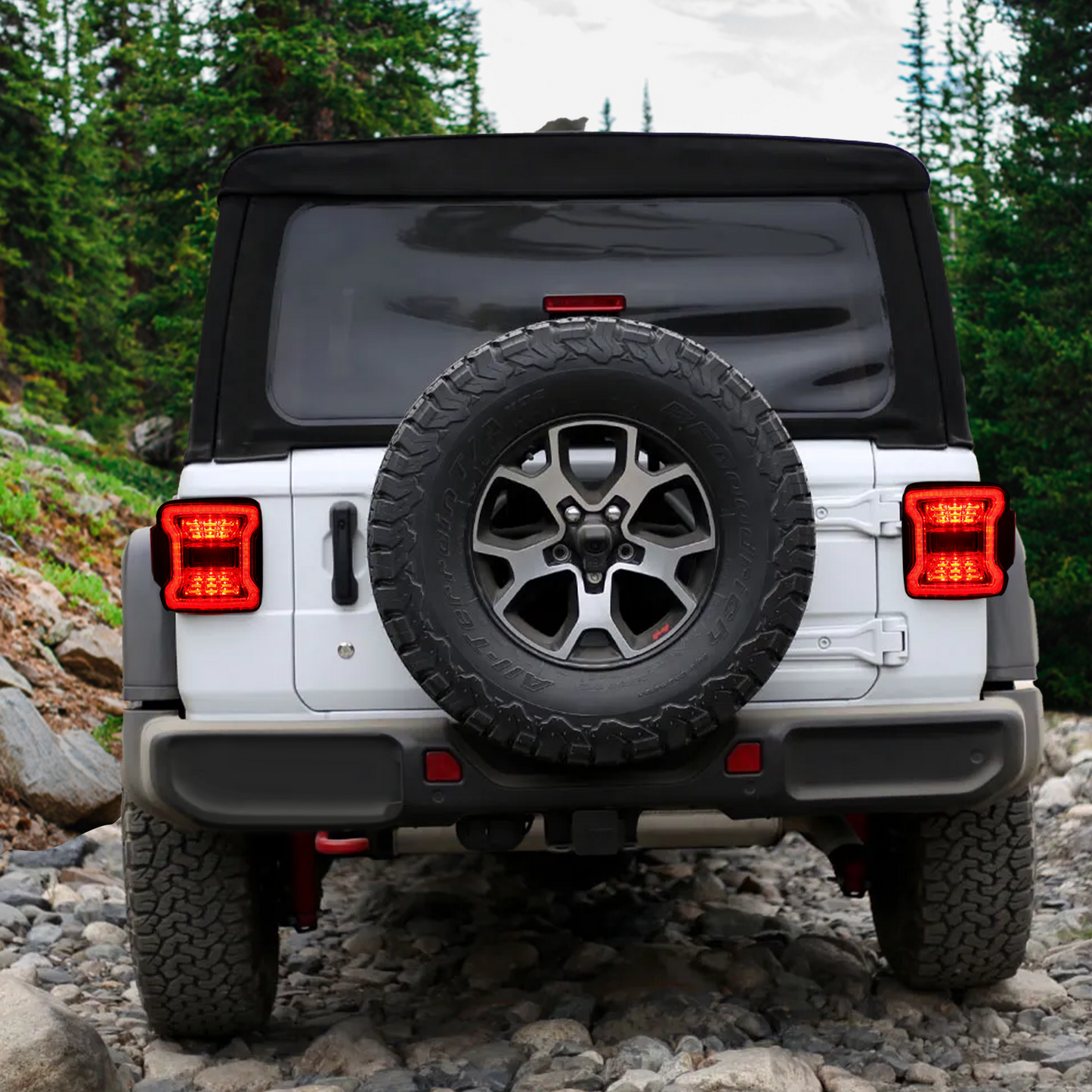 AMERICAN MODIFIED Tail Lights for 2018 to 2023 Jeep Wrangler JL Models, Pair - Find Fresh Goods