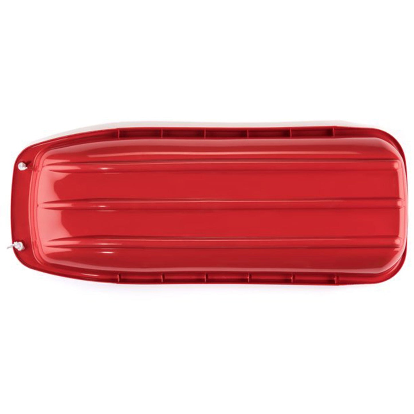 Lucky Bums Lightweight Plastic 48 Inch Sleds with Pull Ropes, 1 Red and 1 Pink