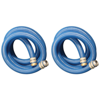 Apache 98106501 2 Inch Diameter 20 Foot PVC Flexible Pool Hose, Blue (2 Pack)