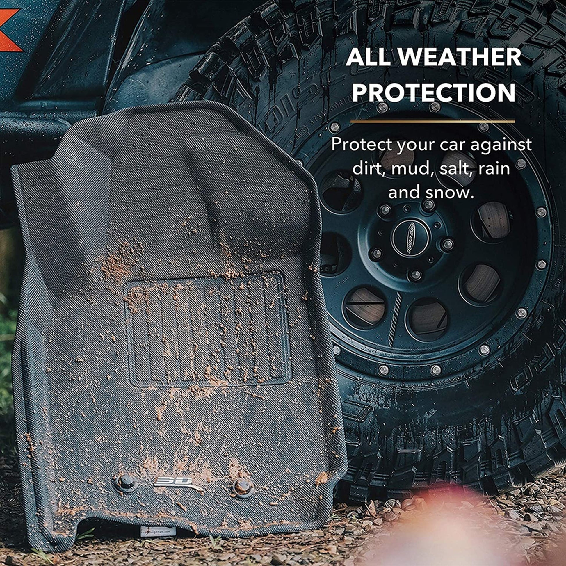 3D MAXpider Kagu Series Second Row Floor Mat Liner, 2012-2019 Tesla Model S, Tan - Find Fresh Goods