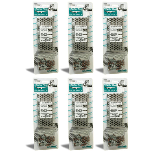 Apache 25085381 Stainless Steel Alligator 7 Inch Rivet Belt Fastener (12 Pack)