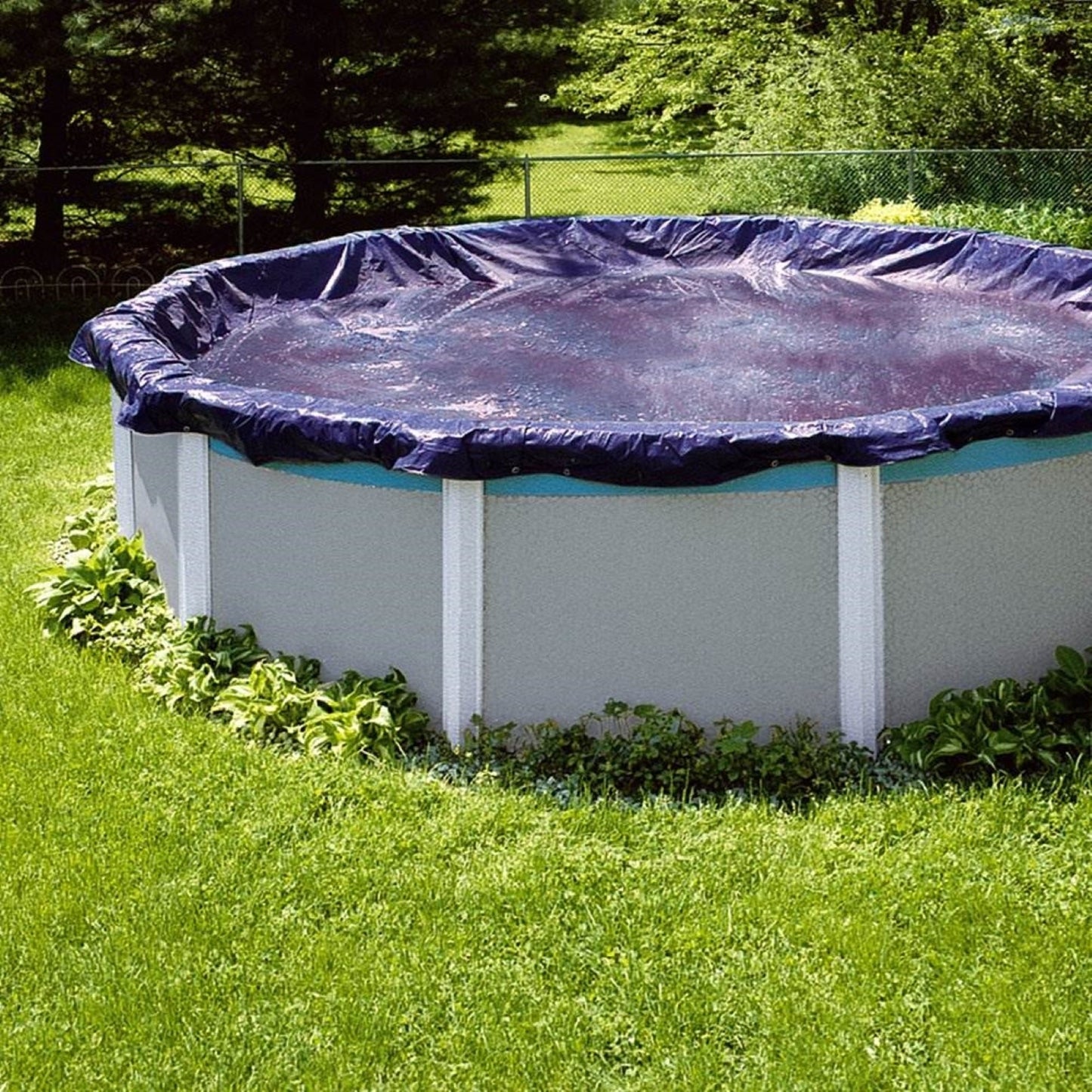 Swimline PCO821 18' Round Above Ground Winter Swimming Cover (Pool Cover Only)