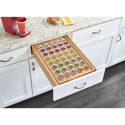 Rev-A-Shelf 15'' Tiered K-Cup Drawer Organizer w/ Soft-close, 4WTCD-18HSC-KCUP-1