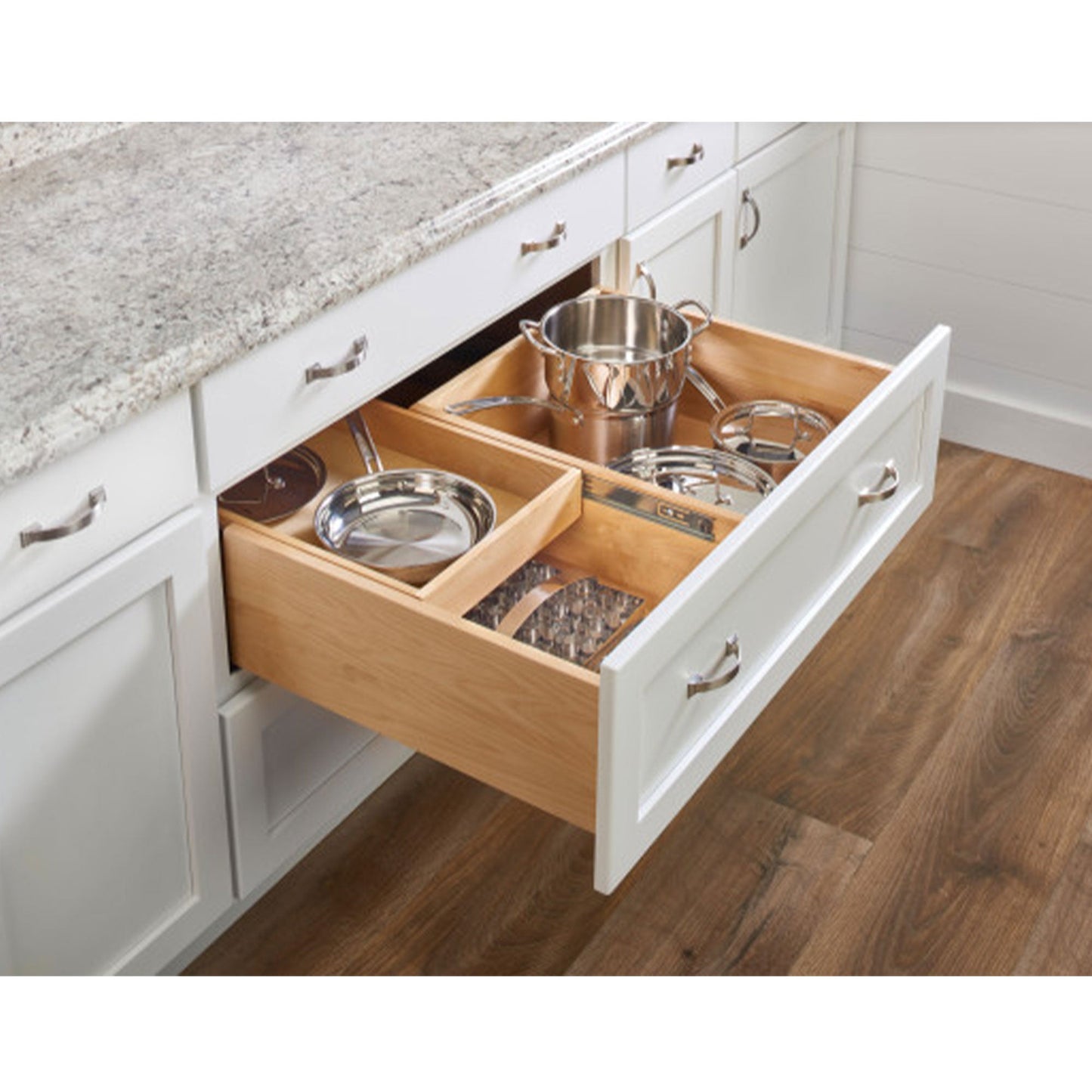 Rev-A-Shelf 27'' Tiered Deep Drawer Organizer with Soft-Close, 4WTCDD-30HSC-1