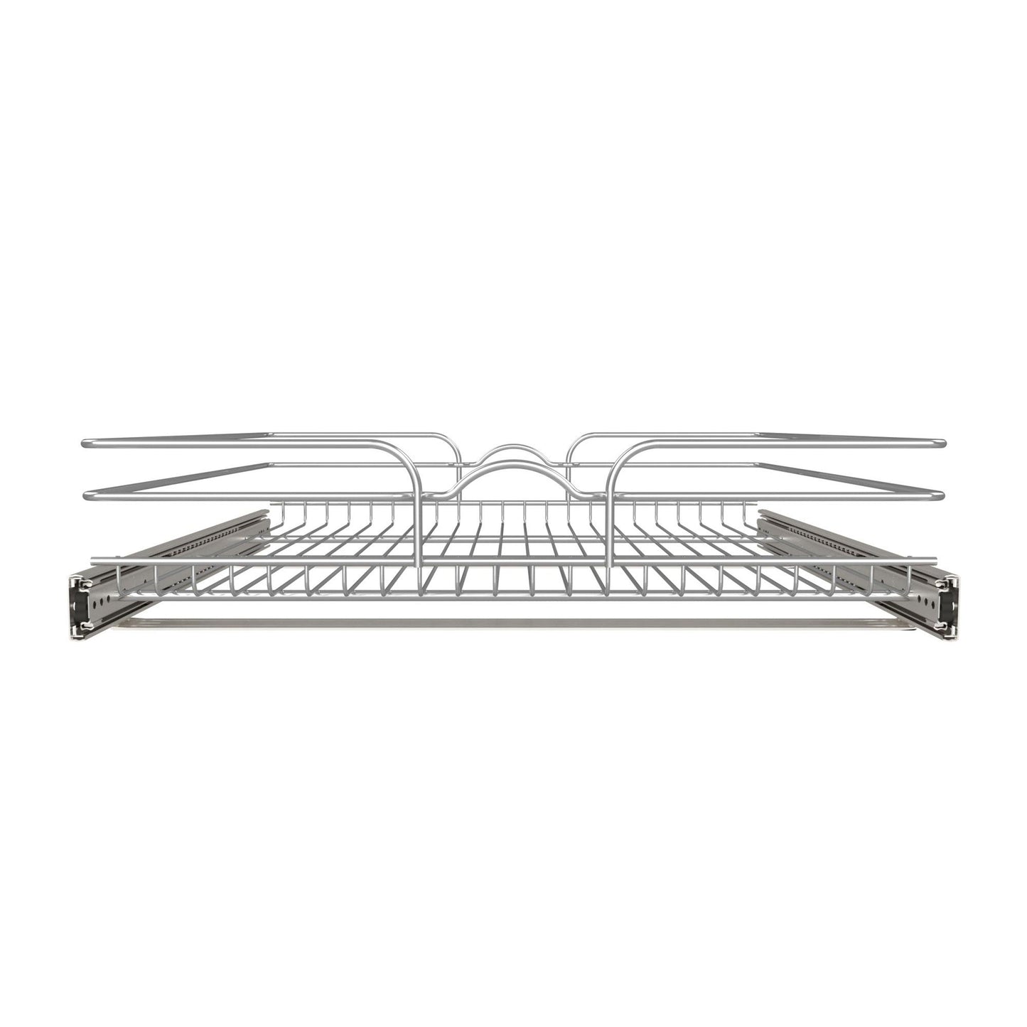 Rev-A-Shelf Pullout Single Basket Organizer for Kitchen Cabinets, 24 x 22 In, 5WB1-2422CR-1
