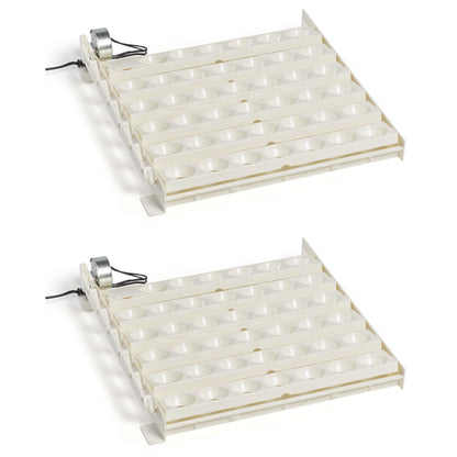 Farm Innovators 3200 Automatic 41 Spot Egg Turner for Improved Hatching (2 Pack)