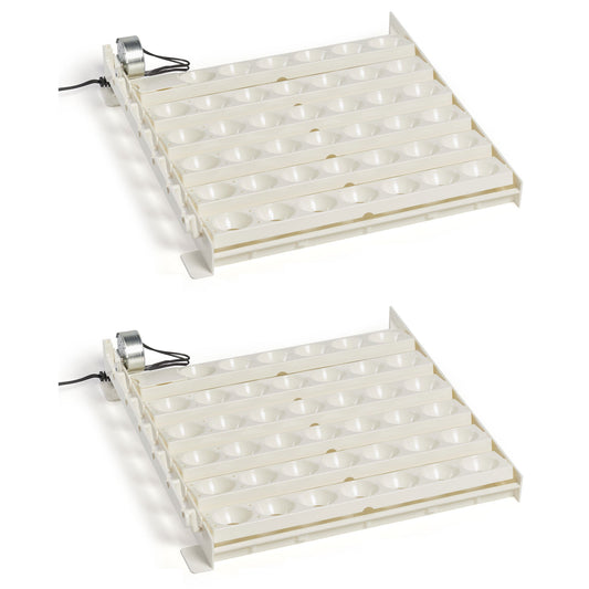 Farm Innovators 3200 Automatic 41 Spot Egg Turner for Improved Hatching (2 Pack)