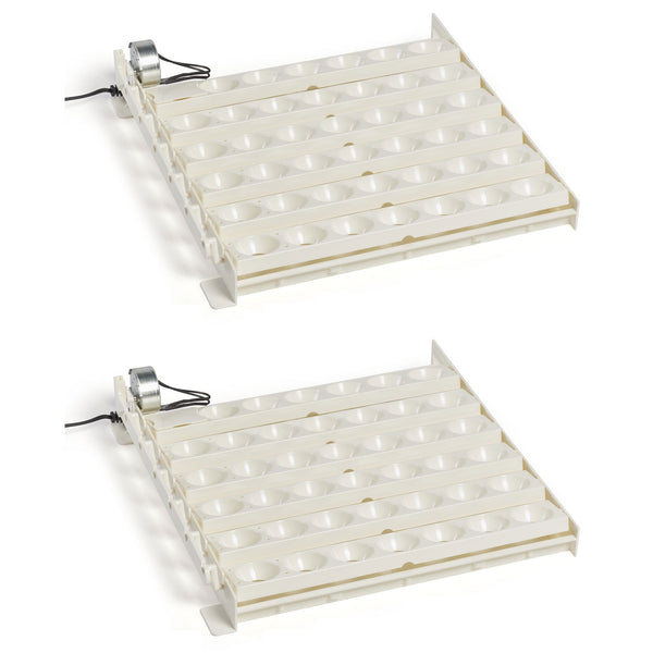 Farm Innovators 3200 Automatic 41 Spot Egg Turner for Improved Hatching (2 Pack)